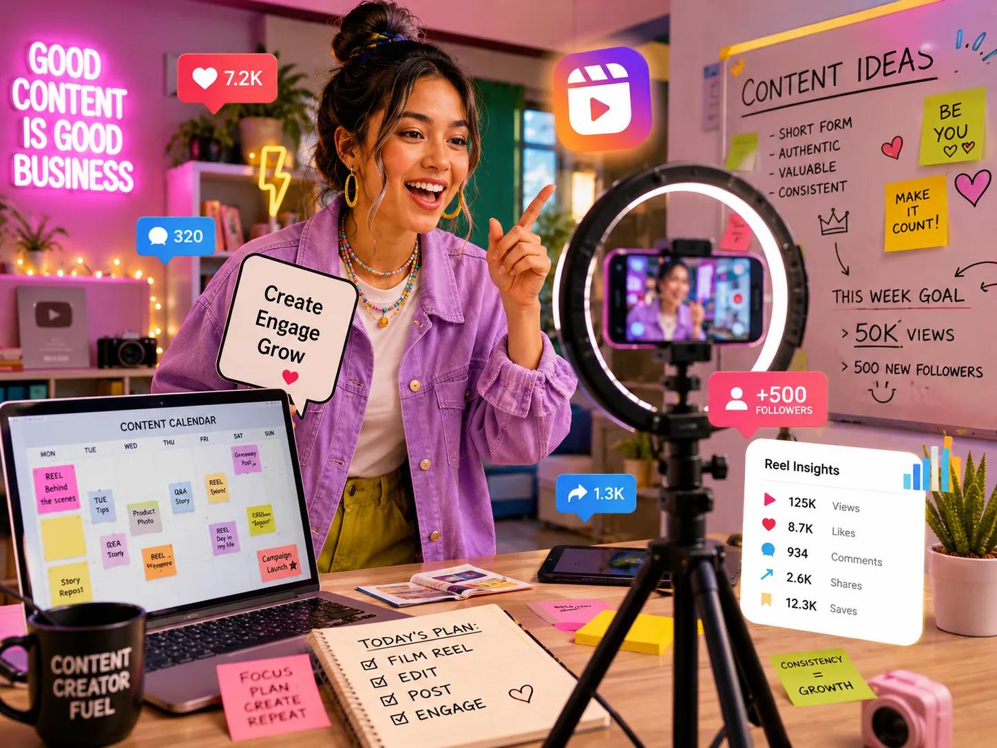 Digital marketing and social media strategy dashboard